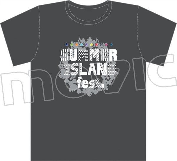 夏ノ島音楽祭Tシャツ H:楽