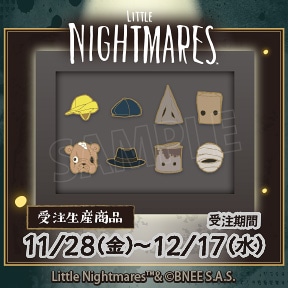 LITTLE NIGHTMARES-リトルナイトメア- 帽子ピンズセット